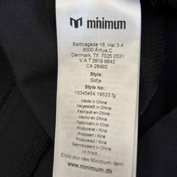 MINIMUM Sofja pants 40 navy - Picture 7 of 11